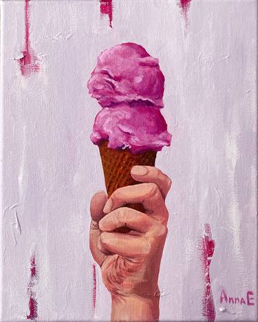 Original Realism Food Paintings by Hanna Yeulakova