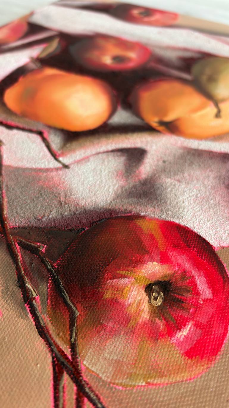 Original Realism Food & Drink Painting by Hanna Yeulakova