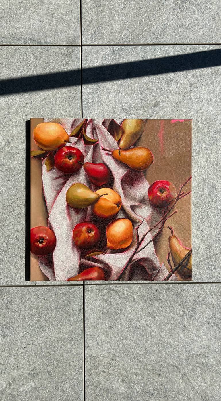 Original Realism Food & Drink Painting by Hanna Yeulakova