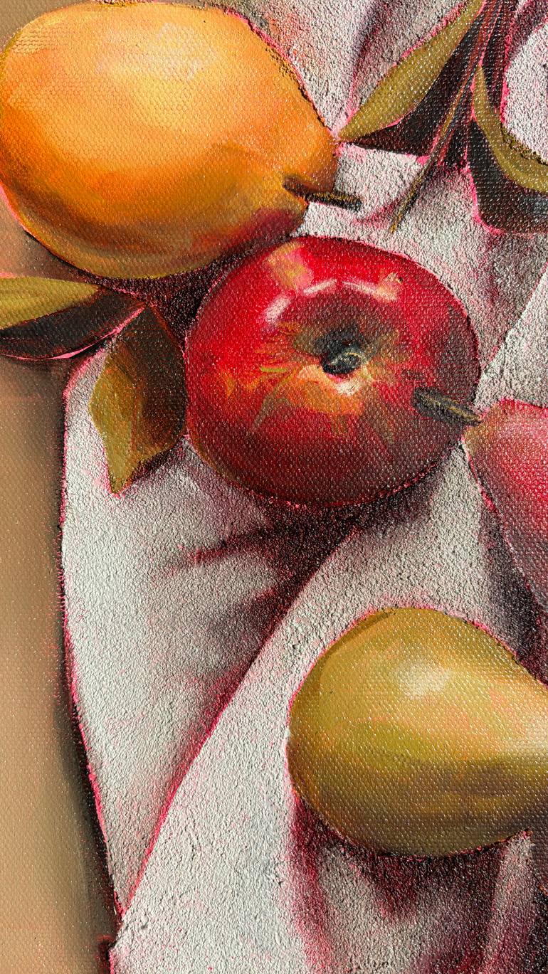 Original Realism Food & Drink Painting by Hanna Yeulakova