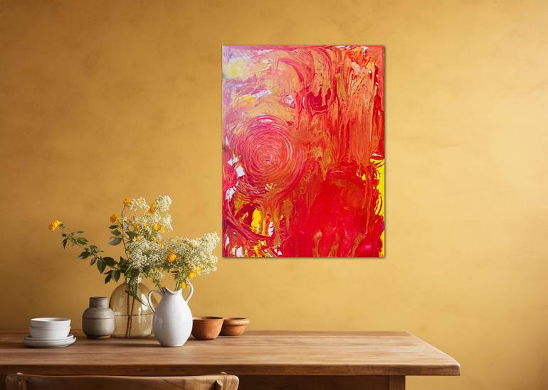 Original Abstract Painting by Fizza Fatima