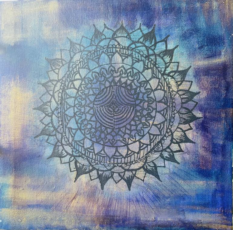 Original Contemporary Patterns Paintings by Fizza Fatima