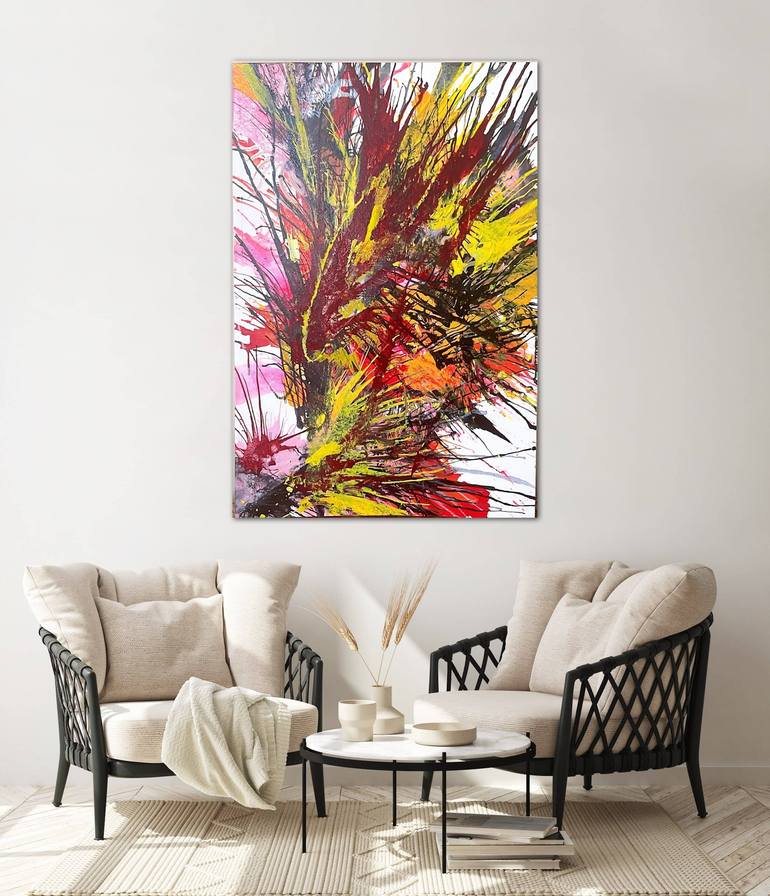 Original Modern Abstract Painting by Fizza Fatima