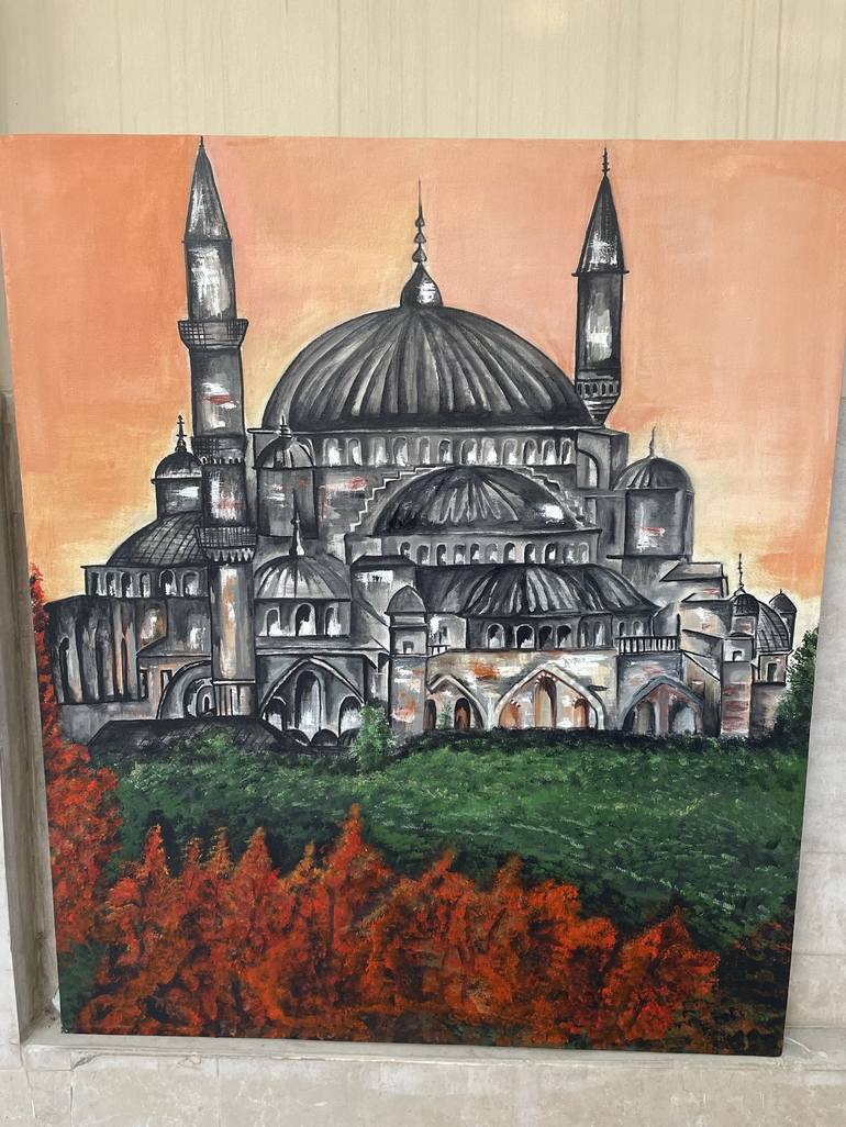 Original Religion Painting by Fizza Fatima