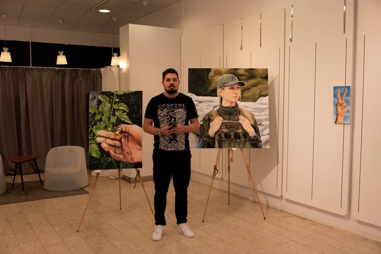 Original Contemporary Women Painting by Volodymyr Zahorodnii