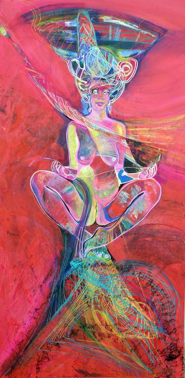 Print of Nude Mixed Media by Anna Skorko