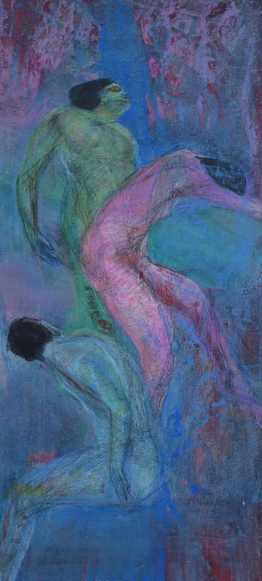 Original Figurative Body Mixed Media by Anna Skorko