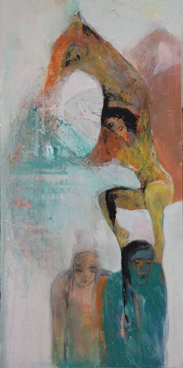 Original Figurative Body Mixed Media by Anna Skorko