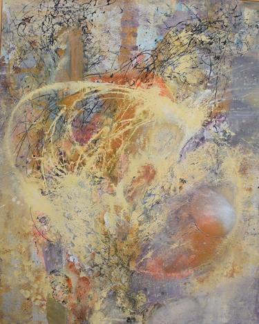 Original Abstract Mixed Media by Anna Skorko