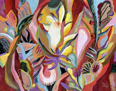 Saatchi Art Artist JJ Julia; Painting, “A Magical Flower. By JJ Julia.” #art