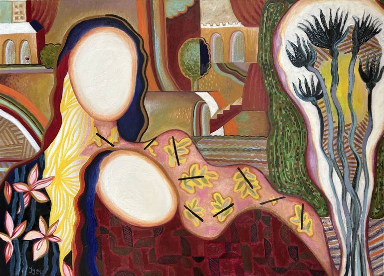 Print of Contemporary Women Paintings by Jj Julia