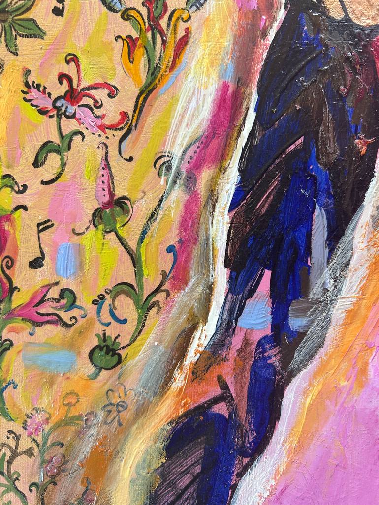 Original Contemporary Music Painting by Jj Julia