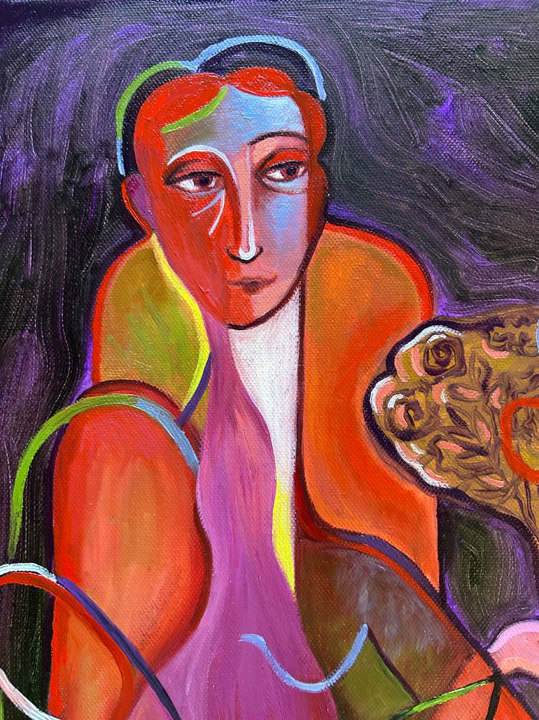 Original Contemporary Love Painting by Jj Julia