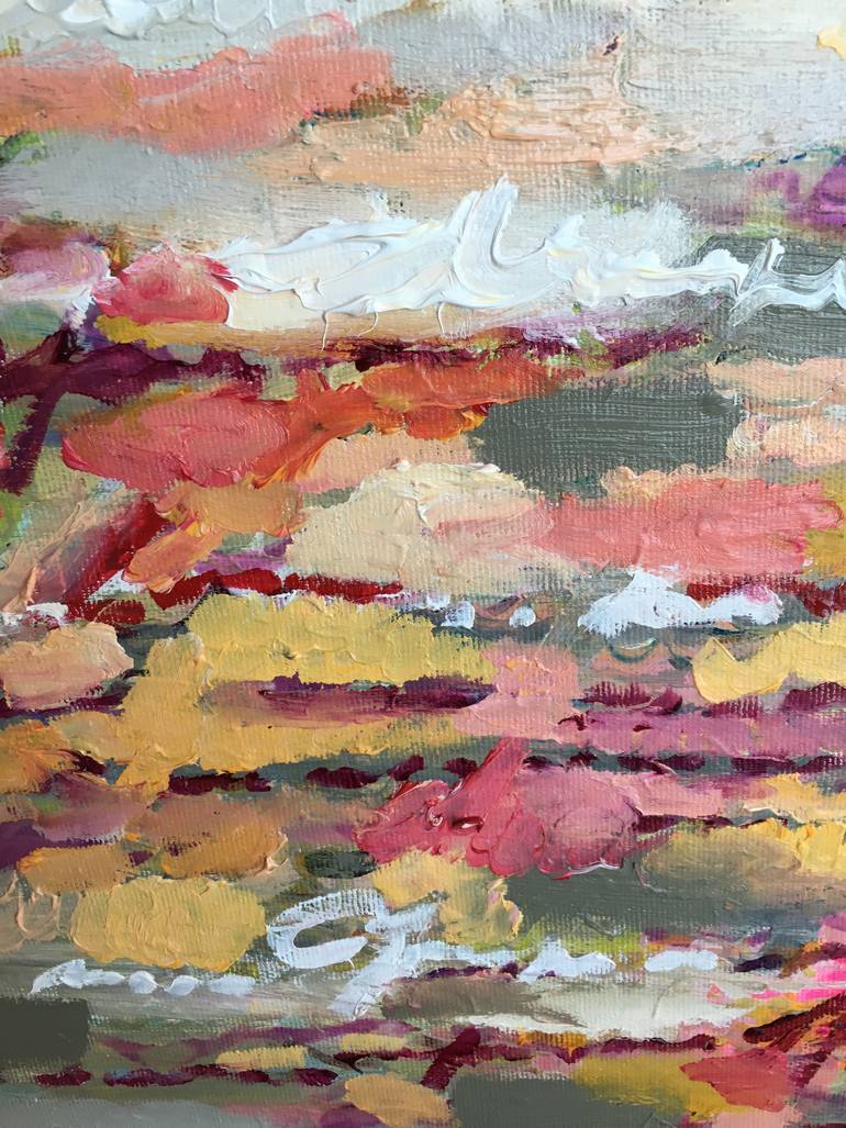 Original Abstract Expressionism Abstract Painting by Jj Julia
