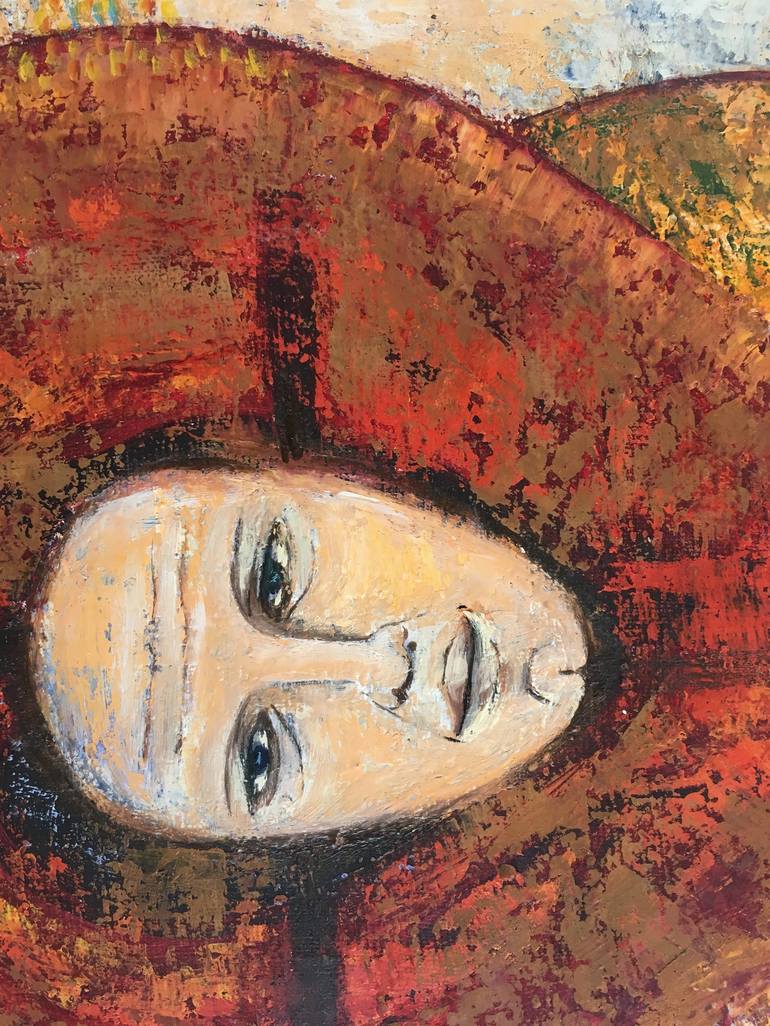 Original Figurative Women Painting by Jj Julia