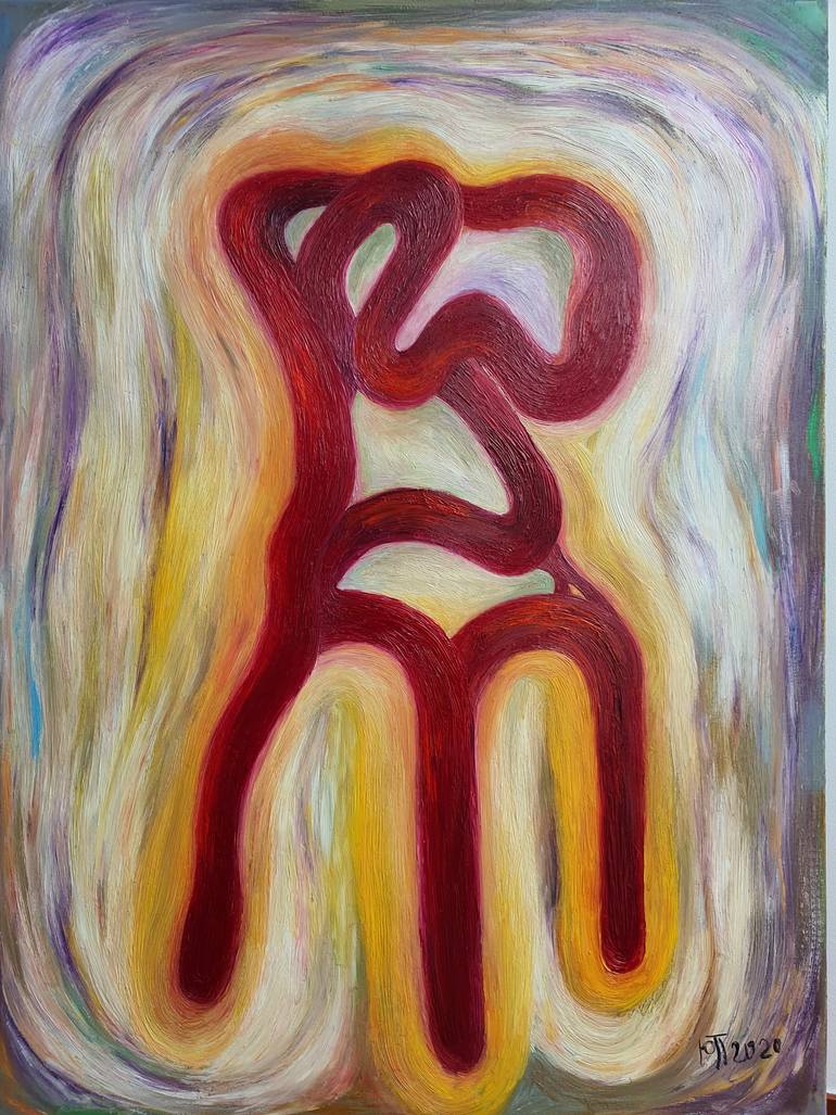 Original Minimalism Abstract Painting by Jj Julia