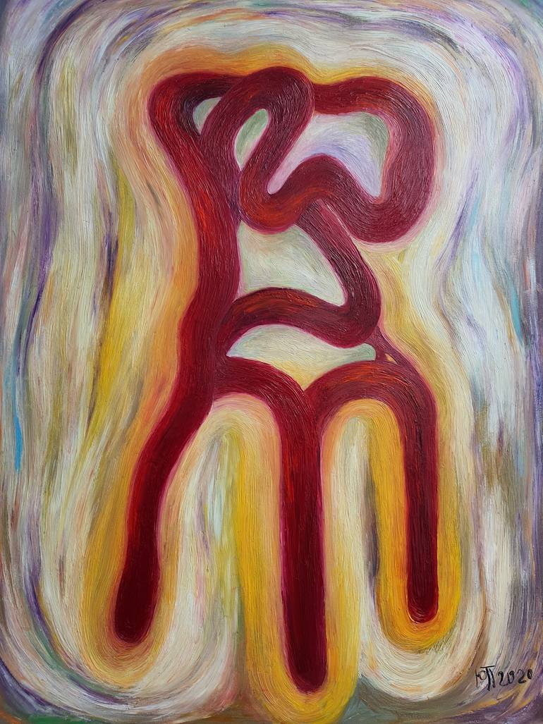 Original Minimalism Abstract Painting by Jj Julia