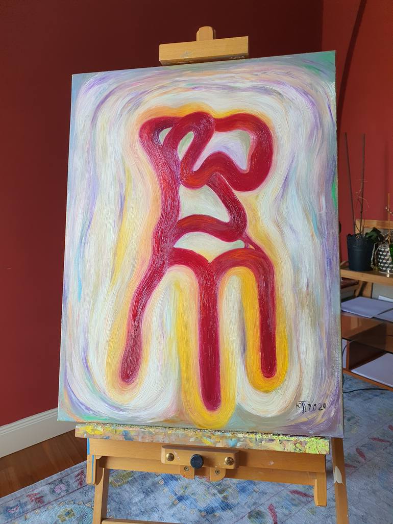 Original Minimalism Abstract Painting by Jj Julia