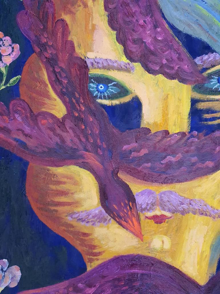 Original Figurative Love Painting by Jj Julia