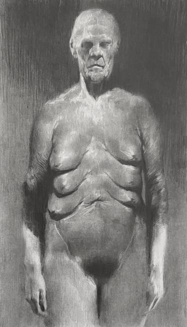 Original Figurative Body Drawing by Maxim Babkin-Taksar