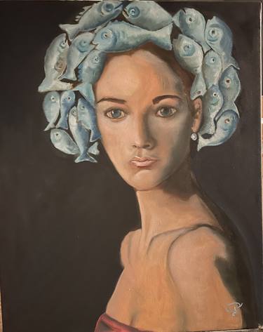 Original Abstract Women Paintings by Donata Panuccio