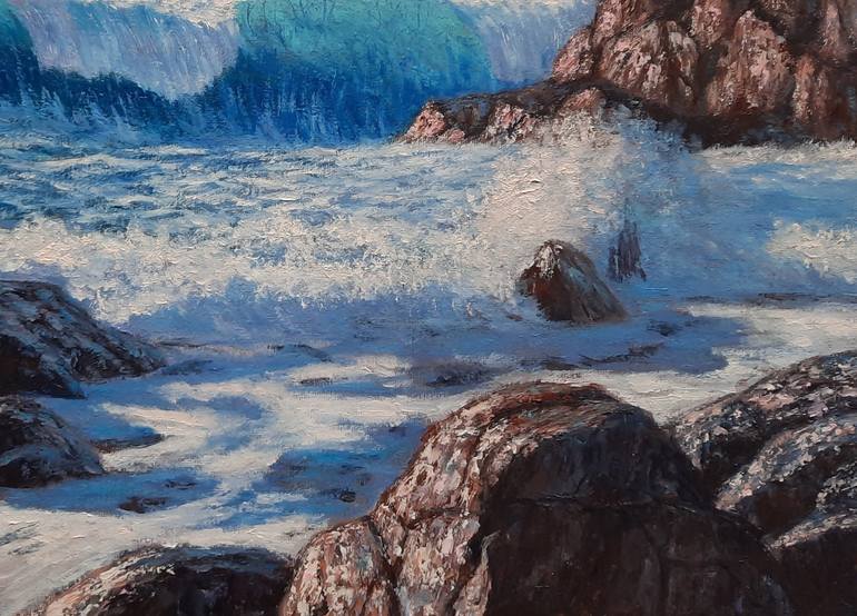 Original Seascape Painting by Elena Anufriyeva