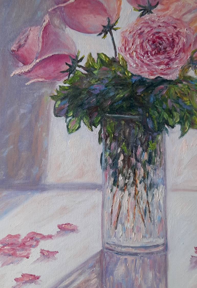 Original Fine Art Floral Painting by Elena Anufriyeva