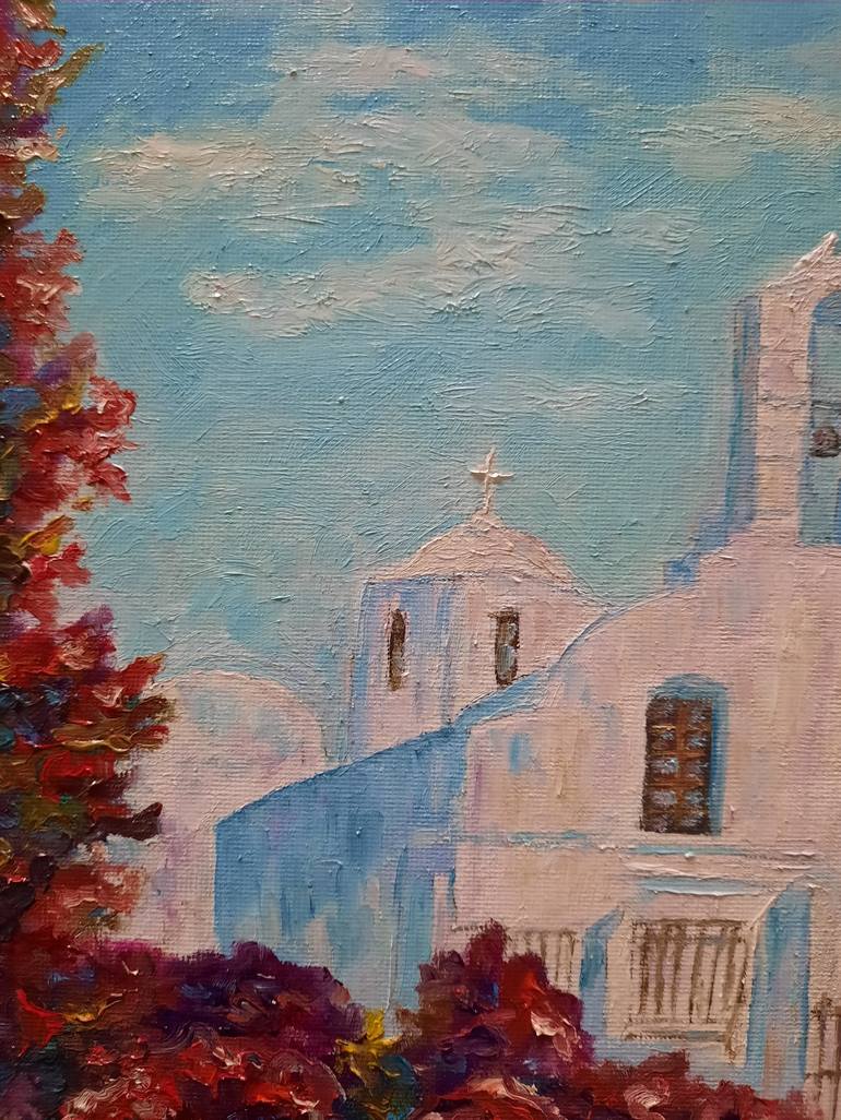 Original Impressionism Architecture Painting by Elena Anufriyeva