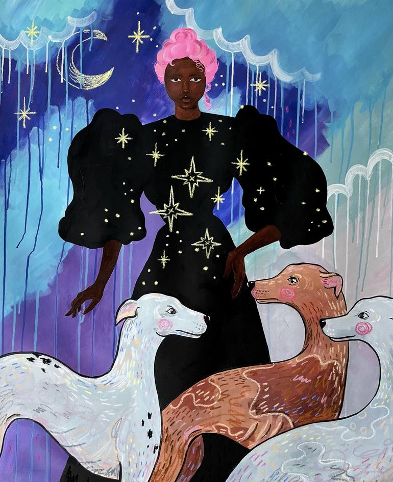 Original Figurative People Paintings by Elizabeth Martyniuk