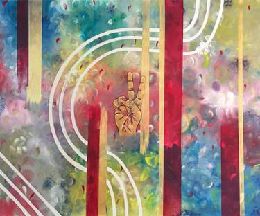 Original Contemporary Abstract Paintings by Ruchika Ramsinghani