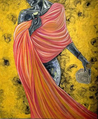 Original Contemporary People Painting by Ruchika Ramsinghani