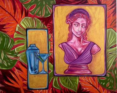 Original Abstract Women Painting by Ruchika Ramsinghani