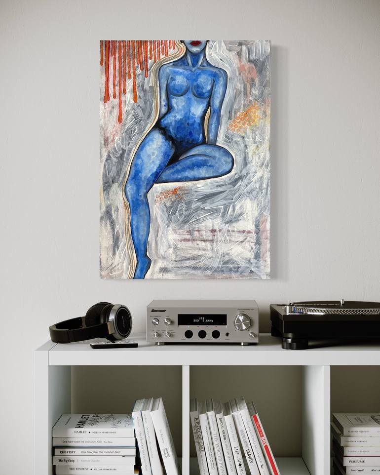 Original Abstract Women Painting by Ruchika Ramsinghani