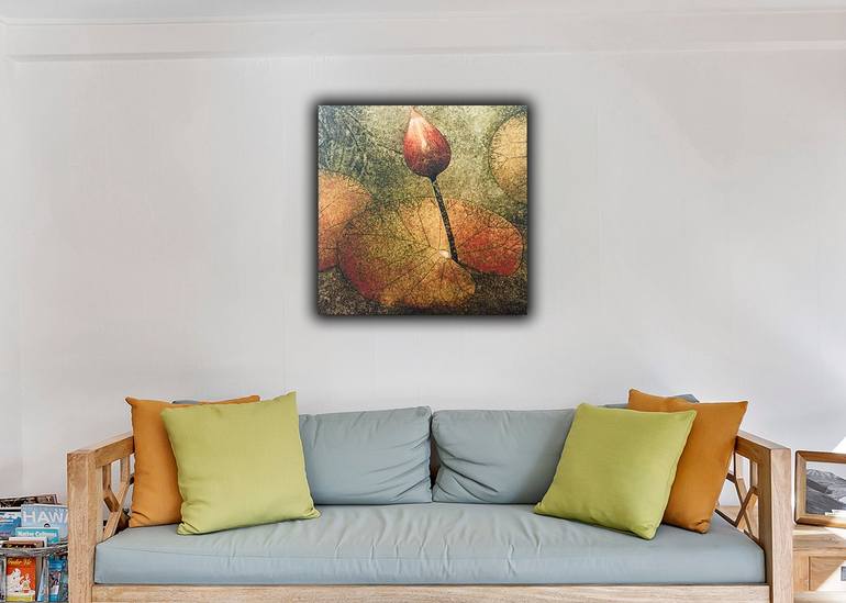 Original Impressionism Floral Painting by Cyril Rukman