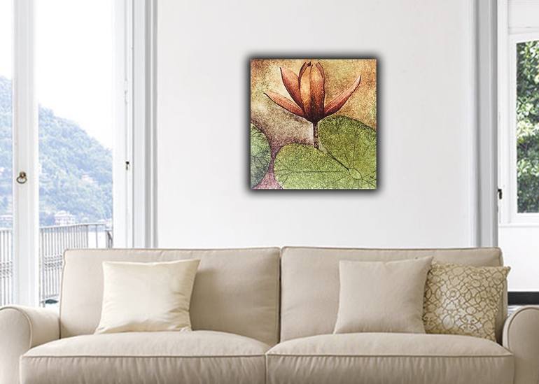 Original Floral Painting by Cyril Rukman