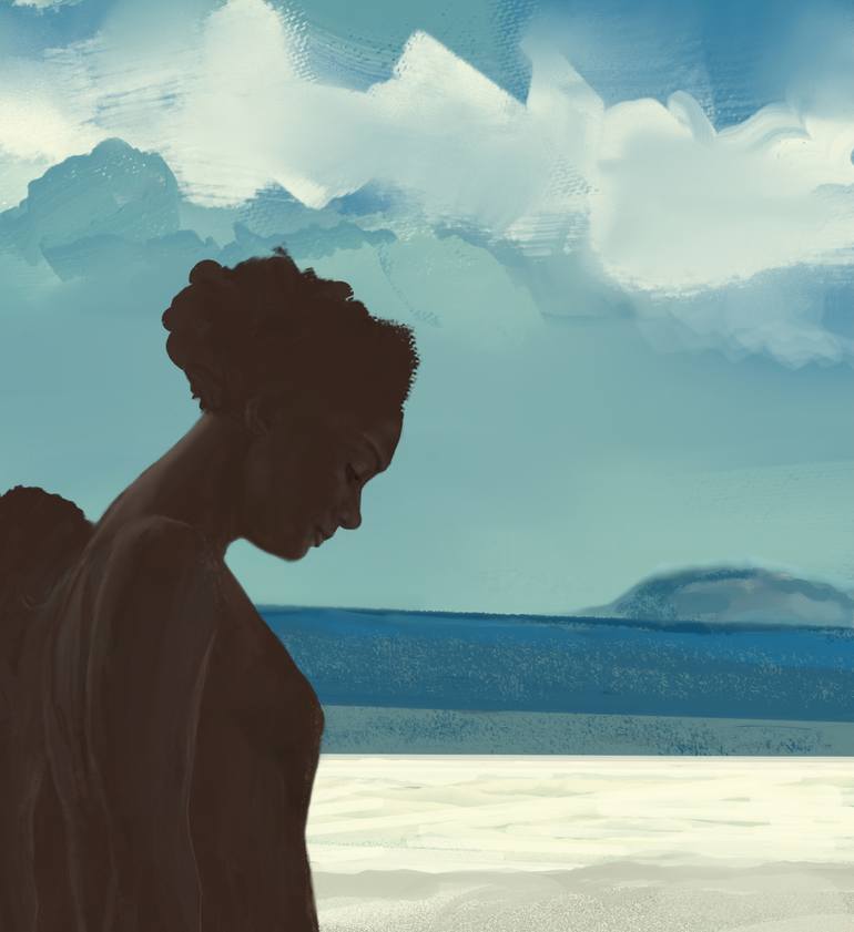 Original Abstract Women Mixed Media by Melanie Watson