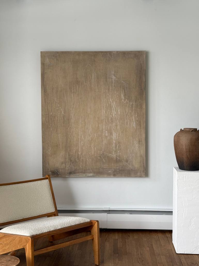 Original Abstract Expressionism Abstract Painting by Chantal Custeau