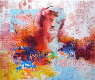 Original Abstract Pop Culture/Celebrity Paintings by Gilbert Retsin