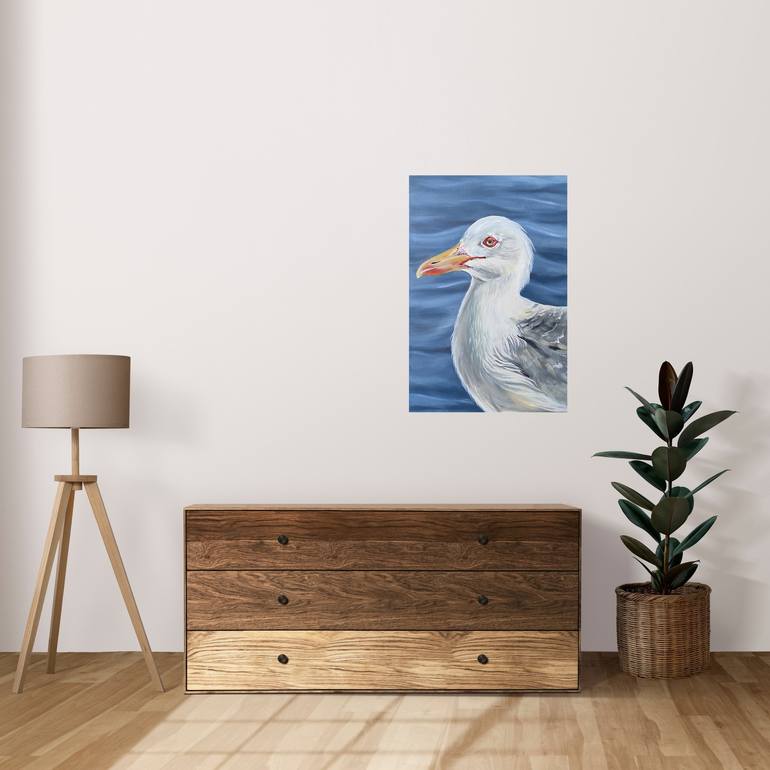 Original Realism Animal Painting by Maryna Panasenko