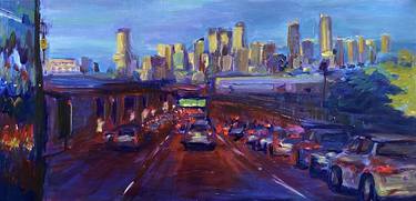 Original Cities Paintings by Jonathan Abelardo