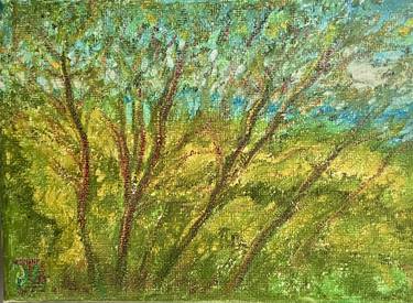 Print of Impressionism Tree Paintings by Jonathan Abelardo