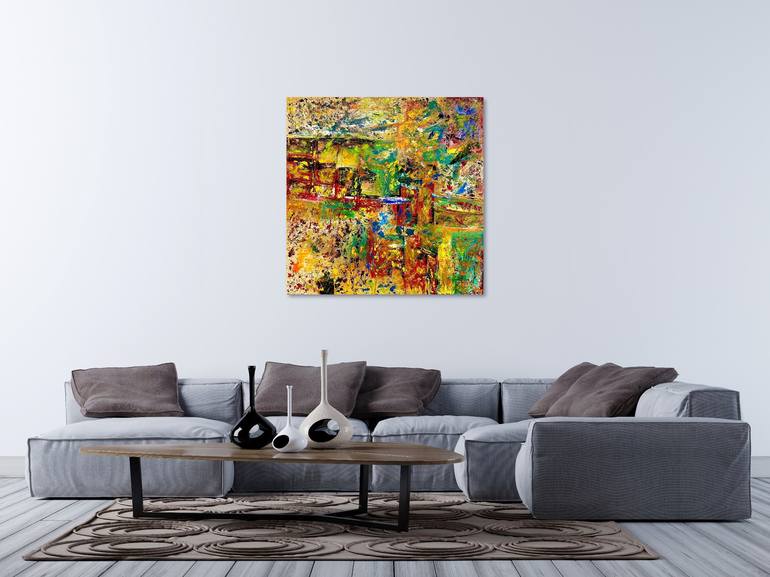 Original Abstract Painting by Eduardo Escapite