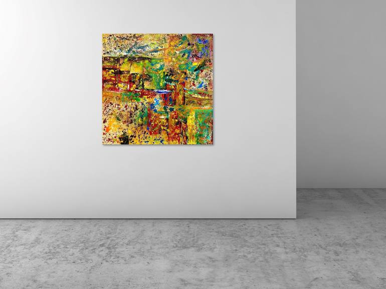 Original Abstract Painting by Eduardo Escapite