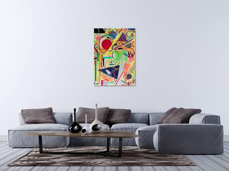 Original Abstract Painting by Eduardo Escapite