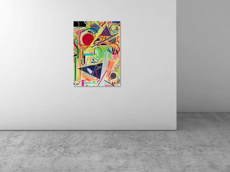 Original Abstract Painting by Eduardo Escapite