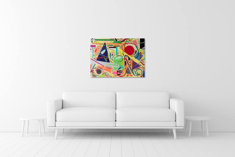 Original Abstract Painting by Eduardo Escapite