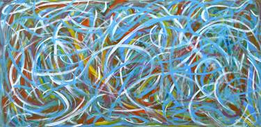 Original Abstract Expressionism Abstract Paintings by Eduardo Escapite