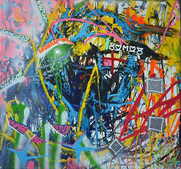 Original Abstract Painting by Alex Rus Art