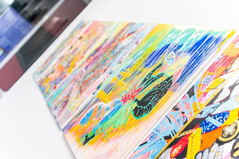 Original Abstract Painting by Alex Rus Art