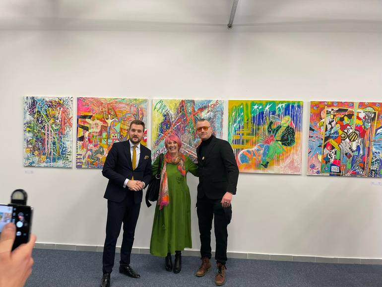 Original Abstract Painting by Alex Rus Art
